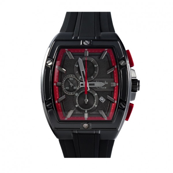 Alexandre Christie AC 6625 Black Red MCRIPBARE